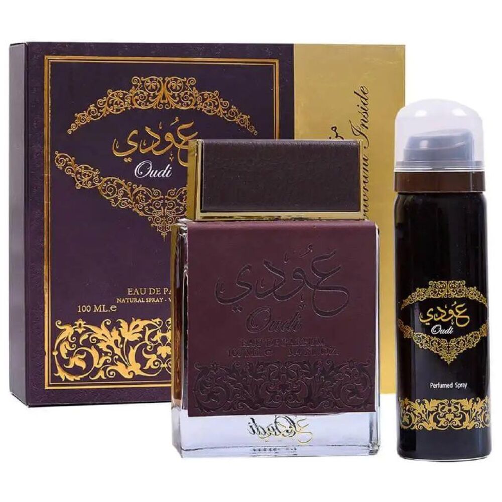 Ard Al Zaafaran Oudi for Men 2pc Set (3.4 EDP Spr + 1.6 Deo Spr) - New